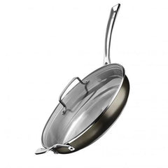 12" Skillet with Helper Handle & Cover
