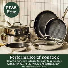FusionPlus™ 4pc Skillet Set– 10” with Lid & 12” with Lid