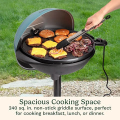 2-in-1 Indoor/Outdoor Electric Griddle